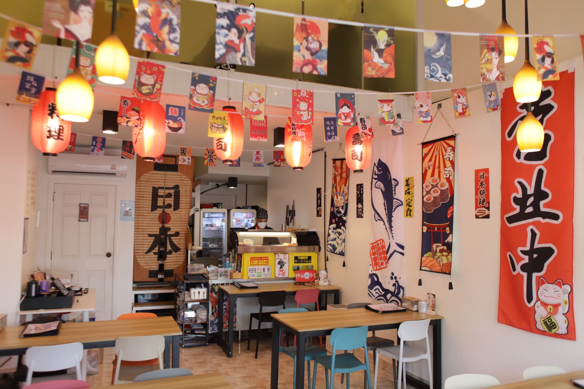 Warm interior